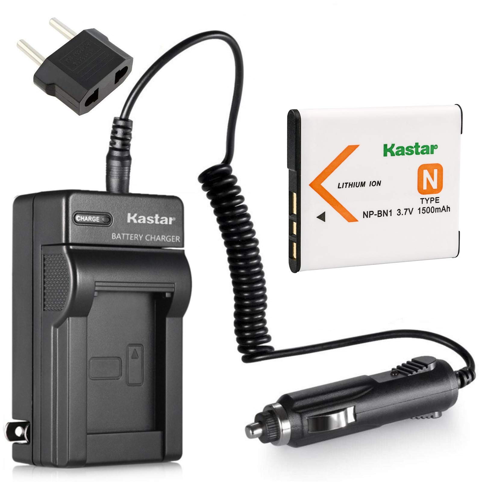 Amazon.com: Kastar Battery and Charger for Sony NP-BN1 BC-CSN DSC